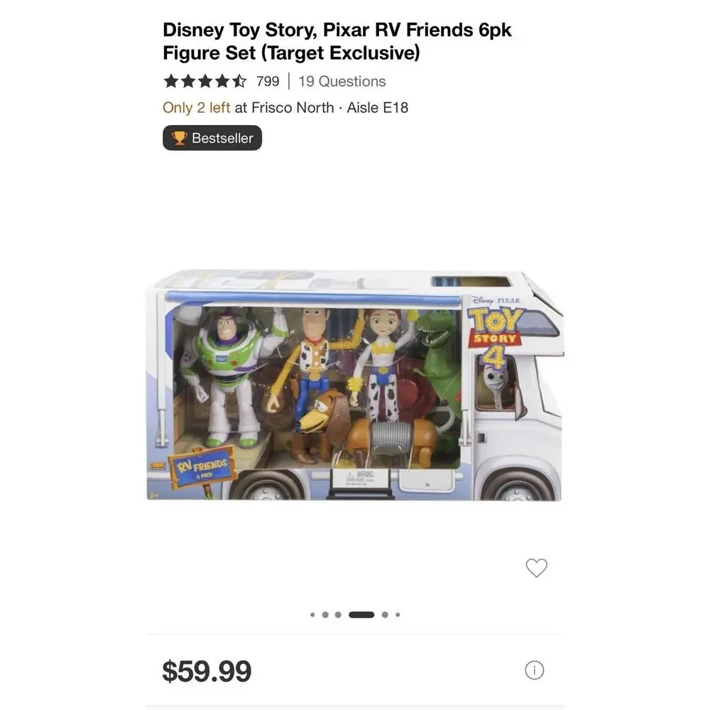 Disney Pixar Toy Story 4 Buzz Lightyear 7” Figure RV Friends Target Exclusive